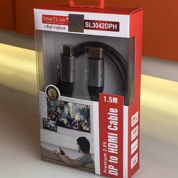 كابل SMART LINK من DP إلى HDMI - بطول 1.8 متر