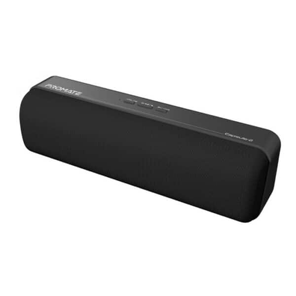 سماعة بلوتوث PROMATE CAPSULE-2 – صوت كريستالي وتصميم أنيق باللون الأحمر