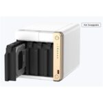 ⁦جهاز QNAP TS-462 – وحدة تخزين شبكي NAS بأربع فتحات، أداء قوي لمنزلك أو مكتبك الذكي⁩ - الصورة ⁦3⁩