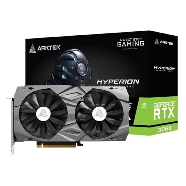 بطاقة شاشة ARTEK RTX 3060 – ذاكرة 12 جيجابايت للألعاب عالية الأداء