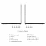 Laptop Dell Vostro 3520 Laptop with Intel Core i3-1215U, 8GB RAM, 512GB SSD, 15.6-Inch FHD Display, Intel UHD Graphics, Windows 11, Carbon Black - Image 2