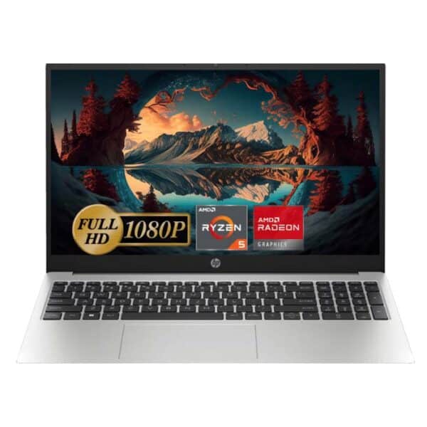 HP 255 G10 (AL0D3AT) with AMD Ryzen 5 7530U, 16GB RAM, 512GB SSD, 15.6" FHD Display, Windows 11, Turbo Silver + AGI 64GB Flash Drive + HP Laptop Bag