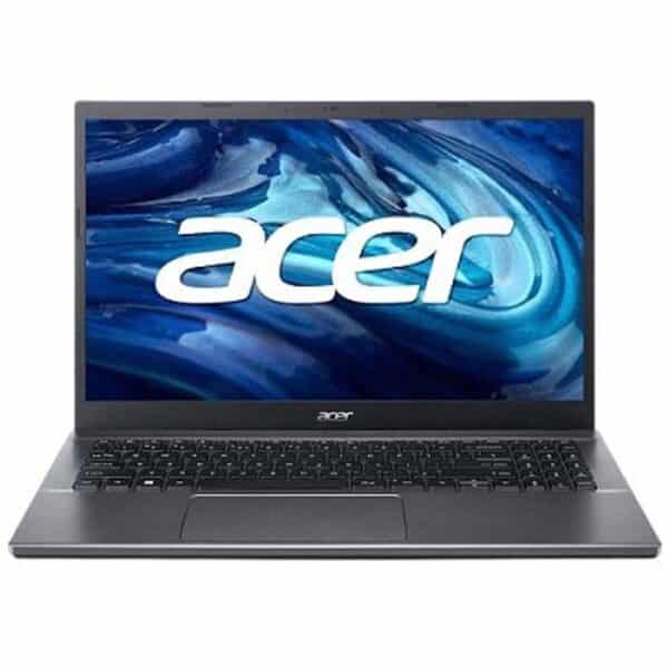 أيسر Aspire EX215-55 (NX.EGYEM.00K) بمعالج Intel Core i3-1215U، ذاكرة 8 جيجابايت، سعة تخزين 512 جيجابايت SSD، شاشة 15.6 بوصة IPS، نظام Windows 11، اللون رمادي حديدي (Iron Grey)