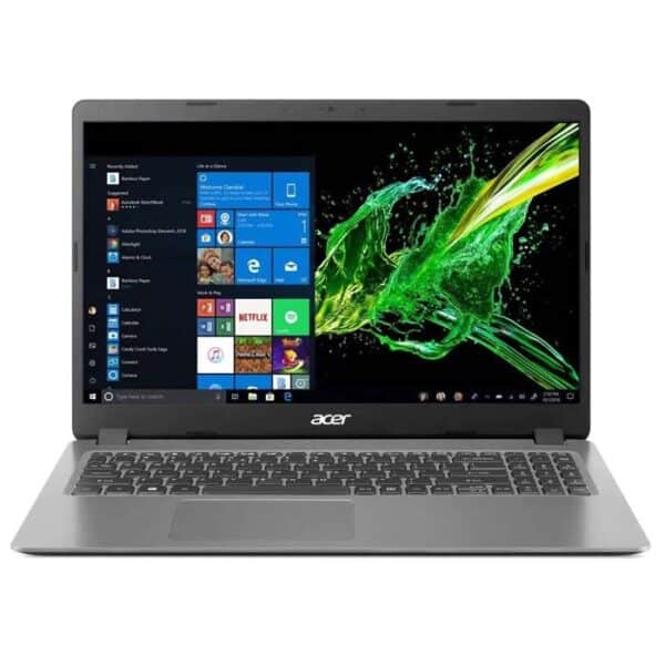 أيسر Aspire A315 بمعالج Intel Core i5-1035G1، ذاكرة 8 جيجابايت، سعة تخزين 512 جيجابايت SSD، شاشة 15.6 بوصة، نظام Windows 11، اللون الأسود