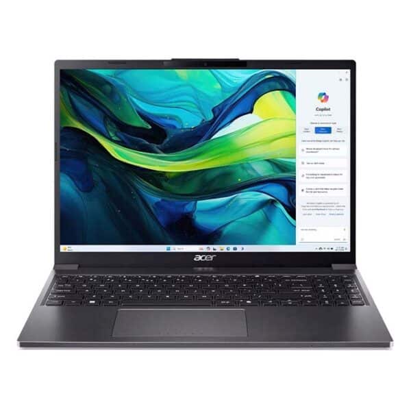 أيسر أسباير (NX.J51EM.00444) – معالج Intel Core i7-1355U، ذاكرة 16 جيجابايت، سعة تخزين 512 جيجابايت SSD، شاشة 15.3 بوصة WUXGA بتقنية IPS، بطاقة رسومات Intel UHD، بدون نظام تشغيل (Free DOS)