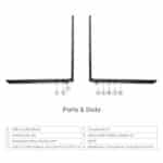 ⁦لينوفو E16 – معالج Intel Core Ultra 7 155H، ذاكرة 16 جيجابايت، تخزين 512 جيجابايت SSD، شاشة WUXGA مقاس 16 بوصة، نظام تشغيل DOS⁩ - الصورة ⁦2⁩