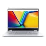 ⁦أسوس فيفوبوك فليب TP3402VA-LZ144W – معالج Intel Core i9-13900H، ذاكرة 16 جيجابايت، تخزين 1 تيرابايت SSD، شاشة 14 بوصة FHD تعمل باللمس، نظام تشغيل Windows 11، اللون: فضي شفاف (Transparent Silver)⁩ - الصورة ⁦9⁩