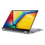 ⁦أسوس فيفوبوك فليب TP3402VA-LZ144W – معالج Intel Core i9-13900H، ذاكرة 16 جيجابايت، تخزين 1 تيرابايت SSD، شاشة 14 بوصة FHD تعمل باللمس، نظام تشغيل Windows 11، اللون: فضي شفاف (Transparent Silver)⁩ - الصورة ⁦5⁩