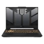 أسوس TUF Gaming FX507VU-LP215 – معالج Intel Core i7-13620H، ذاكرة 16 جيجابايت، تخزين 1 تيرابايت SSD، شاشة 15.6 بوصة FHD، بطاقة رسومات RTX 4050 بسعة 6 جيجابايت، اللون: ميكا رمادي، نظام Windows 11