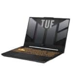 ⁦أسوس TUF Gaming FX507ZC4-HN121 – معالج Intel Core i7-12700H، ذاكرة 32 جيجابايت، تخزين 1 تيرابايت SSD، شاشة 15.6 بوصة FHD، بطاقة رسومات RTX 3050 بسعة 4 جيجابايت، نظام Windows 11، اللون: ميكا رمادي (Mecha Gray)⁩ - الصورة ⁦3⁩