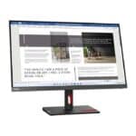 ⁦شاشة Lenovo ThinkVision S27i-30 – مقاس 27 بوصة، دقة Full HD 1920x1080، لوحة IPS، معدل تحديث 100 هرتز، زمن استجابة 4 مللي ثانية، إضاءة زرقاء منخفضة طبيعية – أسود – موديل 63DFKAT4UK⁩ - الصورة ⁦8⁩