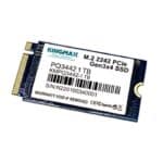 ⁦قرص الحالة الصلبة كينغ ماكس PQ3442 M.2 2242 PCIe Gen3x4 – سعة 1 تيرابايت، بسرعة قراءة تصل إلى 2400 ميجابايت في الثانية، يتميز بتصميم صغير الحجم وأداء عالٍ مثالي لأجهزة الكمبيوتر المحمولة والميني بي سي⁩ - الصورة ⁦2⁩