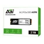 AGI AI298 SSD 2TB – M.2 2280 PCIe Gen3x4, Up to 3200/1700 MB/s