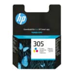 خرطوشة حبر ملونة لطابعة اتش بي ديسك جت 305 – أصلية (أزرق سماوي، أرجواني، أصفر)