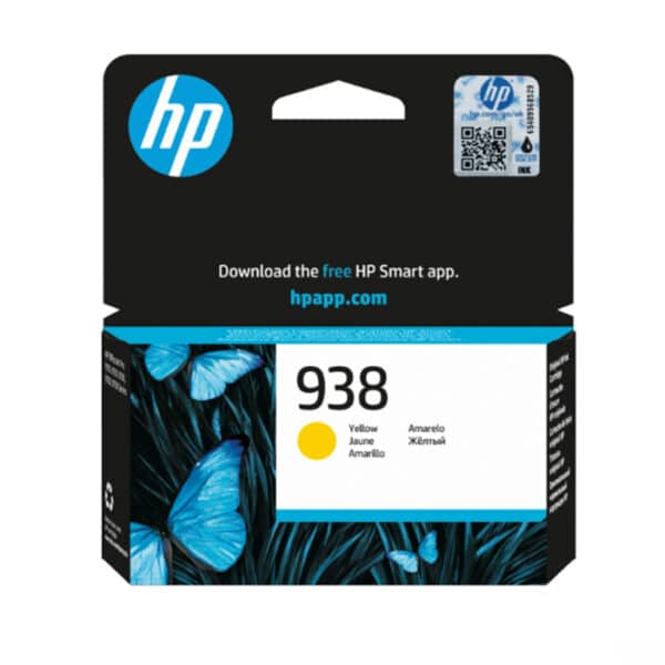 خرطوشة حبر أصفر إتش بي 938XL – أصلية لطابعات الحبر النافث