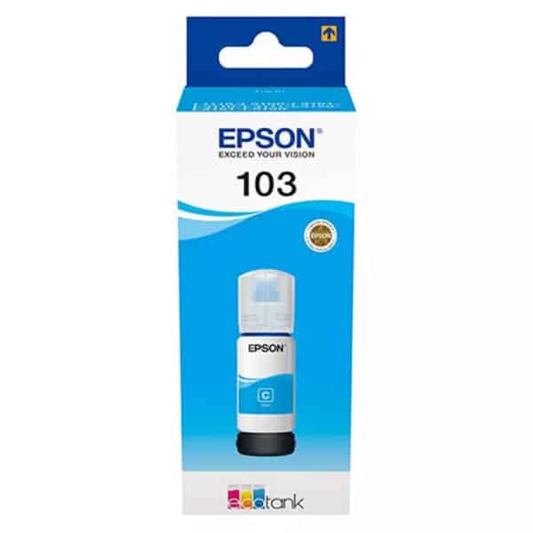 EPSON EcoTank 103 Cyan Ink Bottle – Original
