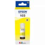 عبوة حبر إبسون EcoTank 103 – أصفر (Yellow) أصلية
