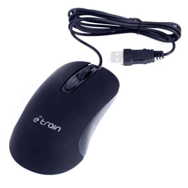 فأرة سلكية E-Train MO662 بمنفذ USB