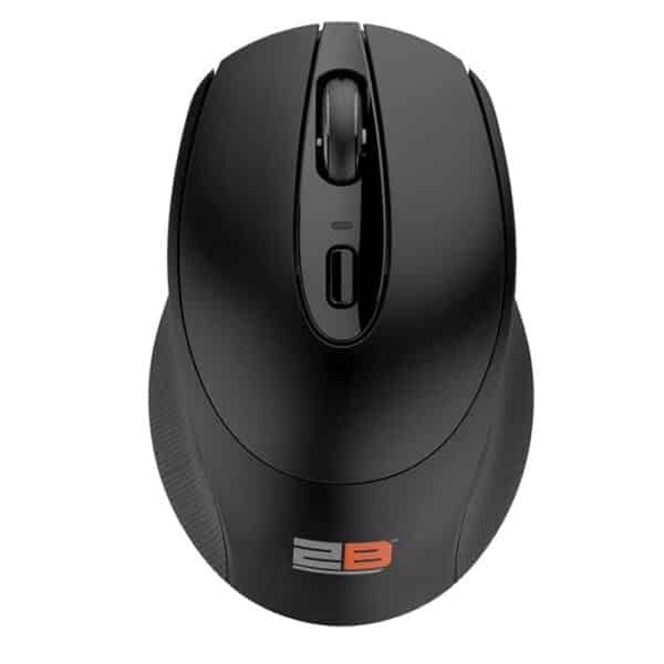 فأرة بلوتوث 2B اللاسلكية – موديل MO186 – أسود