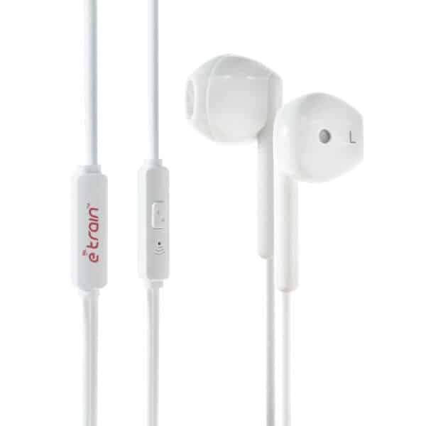 سماعة أذن سلكية Etrain HP61W – أبيض