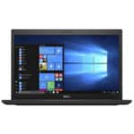 Refurbished Dell Latitude 7480 Laptop – Intel Core i5-6300U 2.40GHz – 8GB DDR4-2400MHz – 256GB NVMe M.2 SSD – 14 Inch Display – Intel HD Graphics 520 – Keyboard Backlight – Windows 11 Pro – Black