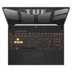 ⁦لابتوب أسوس TUF Gaming FX507VV-LP144 بمعالج إنتل كور i7-13620H، ذاكرة 16 جيجابايت، قرص SSD بسعة 1 تيرابايت، شاشة 15.6 بوصة فل إتش دي IPS بتردد 144 هرتز، بطاقة رسومات NVIDIA GeForce RTX 4060 سعة 8 جيجابايت، نظام Free DOS – لون جايجر جراي⁩ - الصورة ⁦2⁩