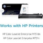 ⁦خرطوشة حبر اتش بي 658A لون سماوي W2001A عالية الإنتاجية - التوريد خلال 7 ايام⁩ - الصورة ⁦2⁩