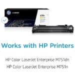 ⁦خرطوشة حبر اتش بي 658A لون أصفر W2002A عالية الإنتاجية - التوريد خلال 7 ايام⁩ - الصورة ⁦2⁩