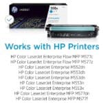 ⁦خرطوشة حبر لون سماوي أصلي من إتش بي 508A (CF361A) ليزر جيت - التوريد خلال 7 ايام⁩ - الصورة ⁦2⁩