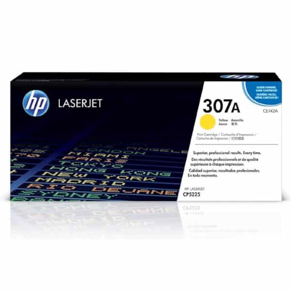 HP 307A Yellow Original LaserJet Toner Cartridge CE742A - Delivery within 7 days