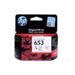 خرطوشة حبر أصلية 3YM74AE اتش بي 653 ثلاثية الألوان - التوريد خلال 7 ايام