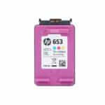 ⁦خرطوشة حبر أصلية 3YM74AE اتش بي 653 ثلاثية الألوان - التوريد خلال 7 ايام⁩ - الصورة ⁦3⁩