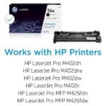 ⁦خرطوشة حبر اتش بي 26A لون أسود CF226A عالية الإنتاجية - التوريد خلال 7 ايام⁩ - الصورة ⁦2⁩