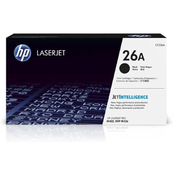 خرطوشة حبر اتش بي 26A لون أسود CF226A عالية الإنتاجية - التوريد خلال 7 ايام