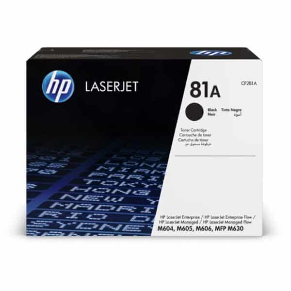 خرطوشة حبر اتش بي 81A لون أسود CF281A عالية الإنتاجية - التوريد خلال 7 ايام