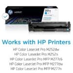 HP Toner 201A Cyan, CF401A, For M252, M277 - Delivery within 7 days - Image 2