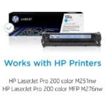 ⁦خرطوشة حبر ليزر اتش بي 131a, سماوي, CF211A M251/M276 - التوريد خلال 7 ايام⁩ - الصورة ⁦2⁩