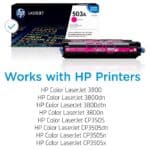 ⁦خرطوشة حبر أصلية اتش بي 503A, Q7583A, FOR إتش بي 3800, أرجواني⁩ - الصورة ⁦2⁩