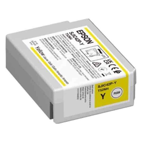 Epson SJIC42P-Y Yellow Ink Cartridge for ColorWorks C4000, C13T52M440 – Supply within 7 days