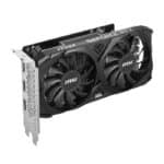 ⁦كرت شاشة إم إس آي GeForce RTX 3050 VENTUS 2X 6G OC للألعاب - 6 جيجابايت GDDR6، تردد 1492 ميجاهرتز، PCI Express الجيل الرابع، عرض 96 بت، منفذ DisplayPort 1.4a، منفذين HDMI 2.1 (يدعم 4K)⁩ - الصورة ⁦3⁩