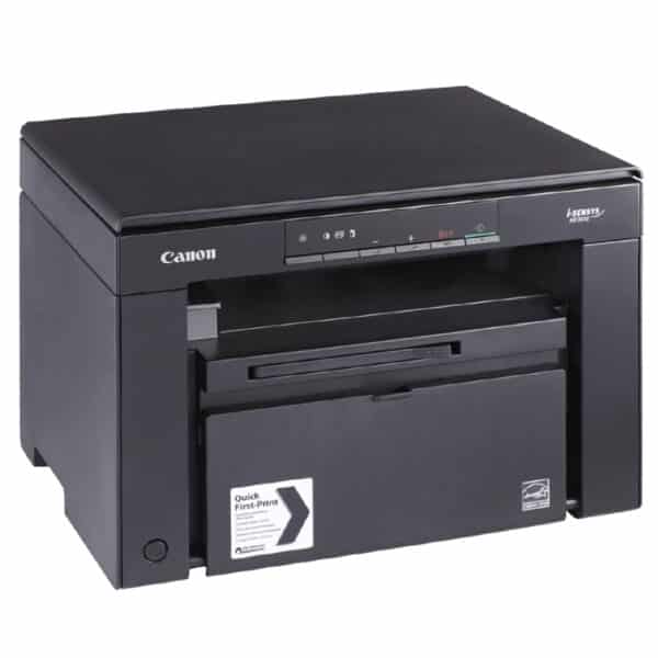 كانون طابعة ليزر احادية متعددة الوظائف من اي سينسيس MF3010 - طباعة ونسخ ومسح ضوئي | تصميم صغير | موفرة للطاقة | تتضمن حبر للمبتدئين + خراطيش، أحادي اللون