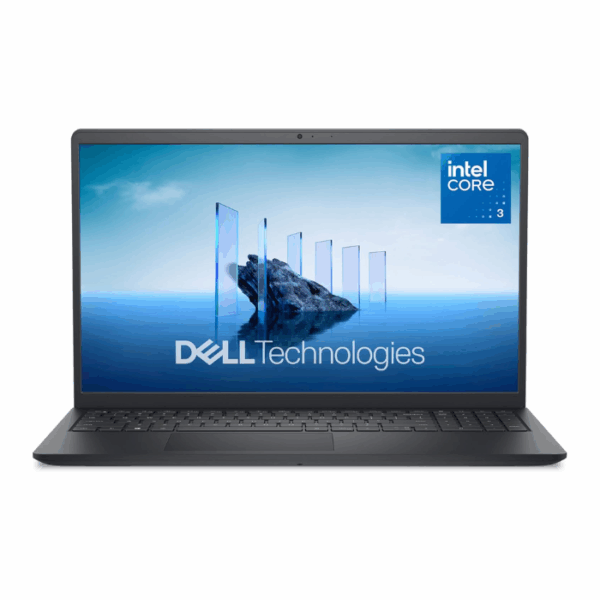 Dell 15 Laptop DC15250 – 15.6" Display, Intel Core 3 100U, 8GB DDR4 RAM, 512GB SSD, DOS – Carbon Black