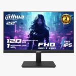 شاشة الألعاب Dahua داهوا  22 بوصة – دقة FHD، لوحة IPS، معدل تحديث 120Hz، زمن استجابة 1ms