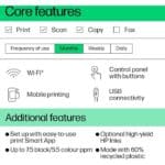 HP DeskJet Ink Advantage 2875 AIO Printer, Print, Copy, Scan, Up to 7.5ppm Print Speed, 1200 x 1200 DPI Print Resolution, Contact Image Sensor Scan Technology, White | 60K47C - Image 4