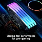 Lexar Ares Armor Lite RGB Gaming RAM – 8GB (1x8GB) DDR4 3600MHz CL18 1.35V – Black - Image 2