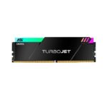 AGI TURBOJET UD858 Gaming RAM – 32GB Kit (2×16GB) DDR5 6000MHz, CL30, 1.35V, RGB Heat Sink – Blue/Green