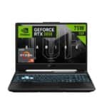 لابتوب الألعاب أسوس ASUS TUF Gaming FA506NC-HN130W – معالج AMD Ryzen 5-7535HS – ذاكرة 8 جيجابايت – قرص SSD بسعة 512 جيجابايت – شاشة 15.6 بوصة – بطاقة رسومات NVIDIA RTX 3050 – نظام ويندوز 11 – لون أسود جرافيتي