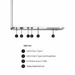 ⁦لابتوب ديل برو 16 المعالج انتل كور ألترا 5-vPro 235U، الرامات 16 جيجا، سعة التخزين 512 جيجا بايت M.2 SSD، كرت الشاشة انتل UHD، الشاشة 16 بوصه فل اتش دي 1920x1080، نظام التشغيل دوس - فضي بلاتينيوم⁩ - الصورة ⁦3⁩