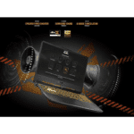 ⁦لاب توب اسوس توف جيمنج FA506NCR-HN044W رايزن 7 7435HS، 16 جيجابايت رام، 512 جيجابايت SSD، شاشة 15.6 بوصة FHD، RTX 3050 4GB، ويندوز 11 هوم - اسود⁩ - الصورة ⁦4⁩