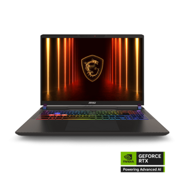 MSI Vector 16 HX AI A2XWHG (9S7-15M352-692) Gaming Laptop – Intel Core i7-14650HX Processor, 16GB DDR5 RAM, 1TB SSD, NVIDIA GeForce RTX 5070 12GB Graphics, 16" QHD+ 2560x1600 Display, Free DOS